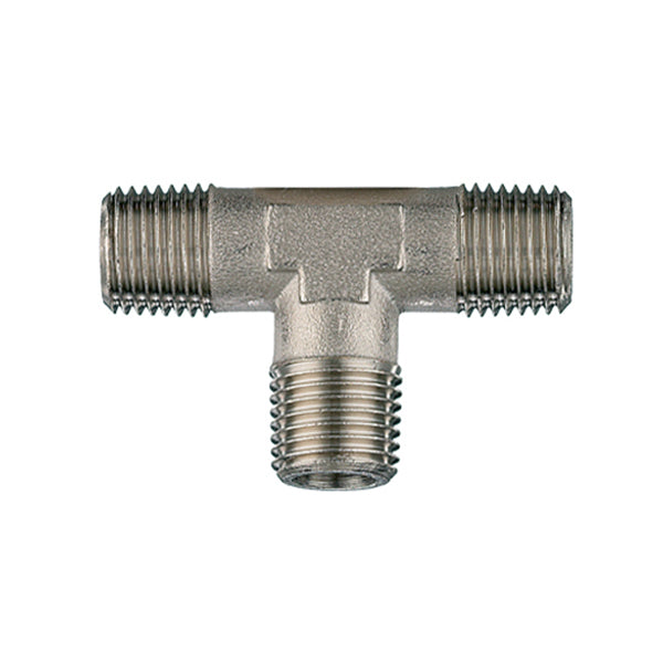 34/F MMM - Raccordo a T filettato MASCHIO/MASCHIO/MASCHIO - Raccorderia - Ani (Conf. da 10pz e 5pz) 34/F MMM - Raccordo a T filettato MASCHIO/MASCHIO/MASCHIO - Raccorderia - Ani (Conf. da 10pz e 5pz)